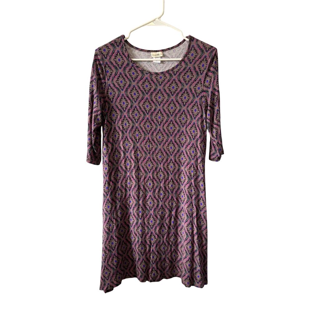 Natural Life Gray Mini Dress Sz S Boho Casual Lightweight Comfy